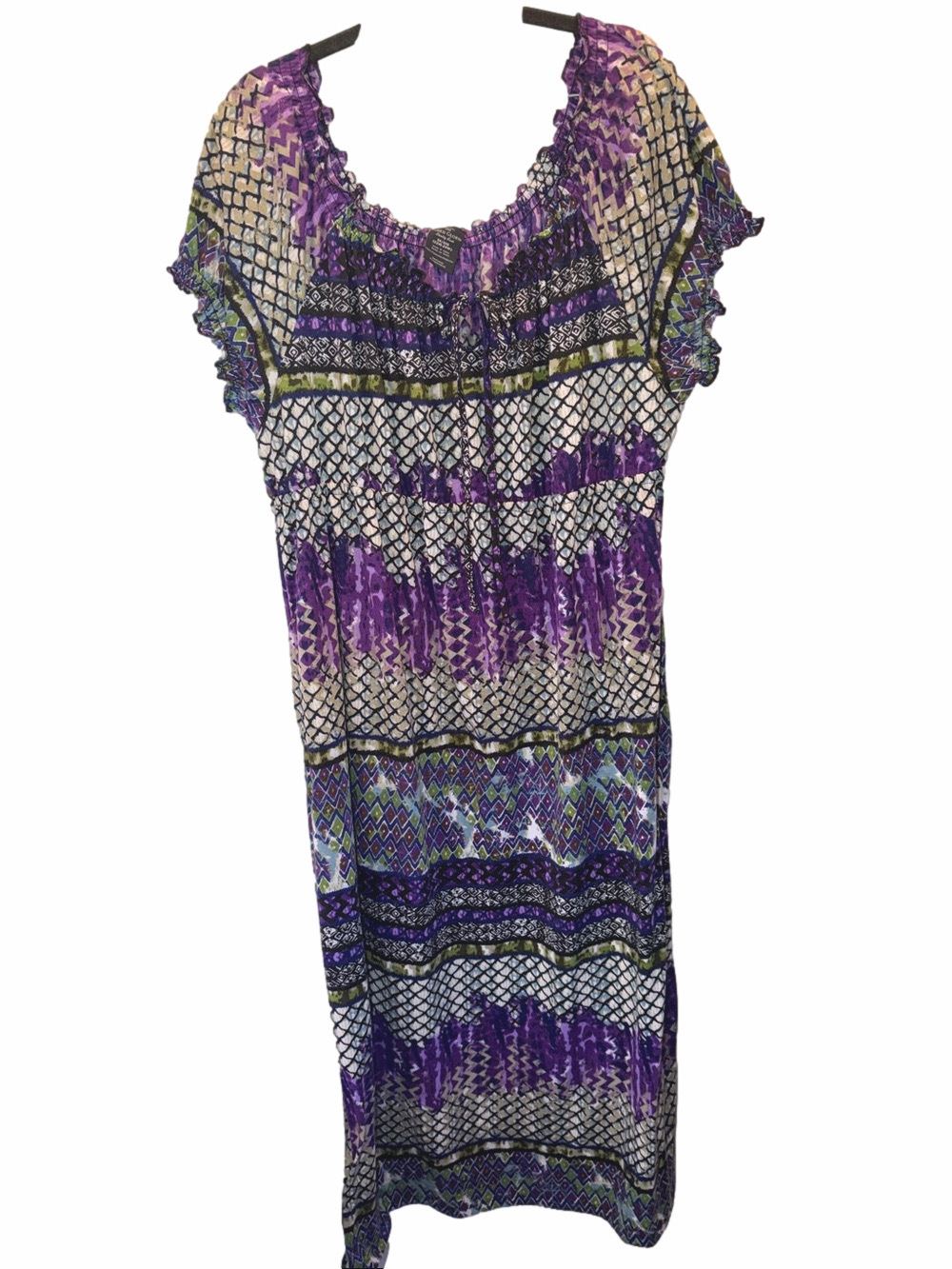 Faded Glory, Maxi Dress, SZ 3X (22W-24W), (T15-390)